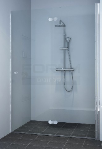 מקלחונים בגבעתיים מקלחון חזית לפי מידה דגם Linda - חזית הרמוניקה מתקפלת בהתאמה אישית