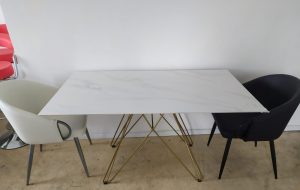 שולחן מלבני גרניט פורצלן 140X80